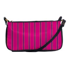 Pink Line Vertical Purple Yellow Fushia Shoulder Clutch Bags by Mariart