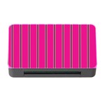 Pink Line Vertical Purple Yellow Fushia Memory Card Reader with CF Front