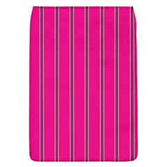 Pink Line Vertical Purple Yellow Fushia Flap Covers (l)  by Mariart