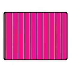 Pink Line Vertical Purple Yellow Fushia Double Sided Fleece Blanket (small)  by Mariart