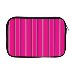 Pink Line Vertical Purple Yellow Fushia Apple Macbook Pro 17  Zipper Case by Mariart