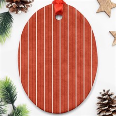 Line Vertical Orange Ornament (oval) by Mariart