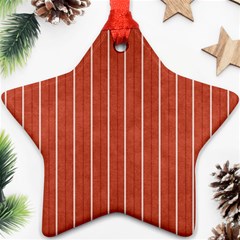 Line Vertical Orange Ornament (star) by Mariart