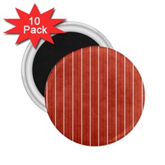 Line Vertical Orange 2 25  Magnets (10 Pack)  by Mariart