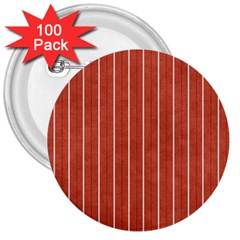 Line Vertical Orange 3  Buttons (100 Pack)  by Mariart