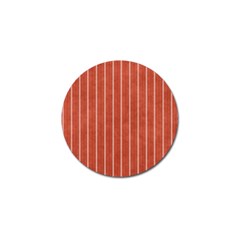 Line Vertical Orange Golf Ball Marker