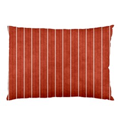 Line Vertical Orange Pillow Case by Mariart