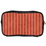 Line Vertical Orange Toiletries Bags Front