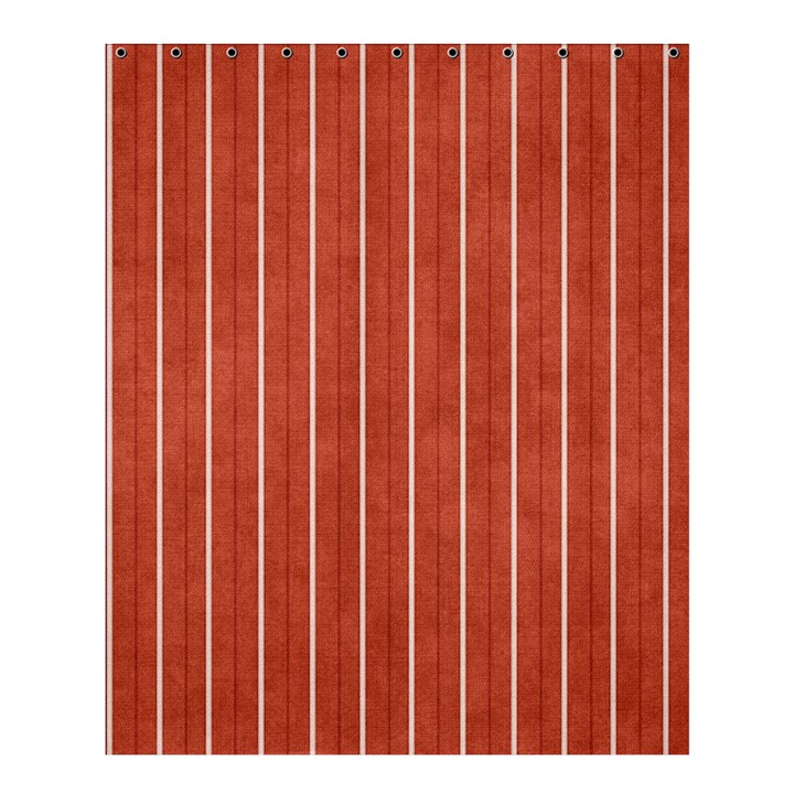 Line Vertical Orange Shower Curtain 60  x 72  (Medium) 