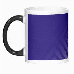 Plaid Blue White Morph Mugs