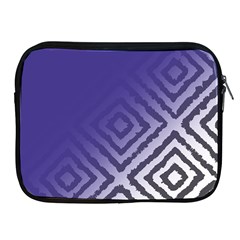 Plaid Blue White Apple Ipad 2/3/4 Zipper Cases