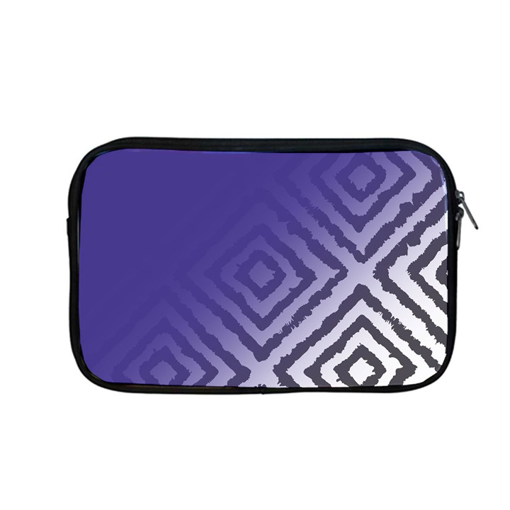 Plaid Blue White Apple MacBook Pro 13  Zipper Case