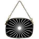 Ray White Black Line Space Chain Purses (Two Sides)  Front