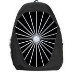 Ray White Black Line Space Backpack Bag Front