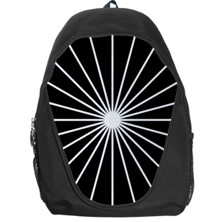 Ray White Black Line Space Backpack Bag