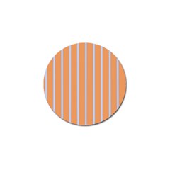 Rayures Bleu Orange Golf Ball Marker (4 Pack) by Mariart