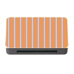 Rayures Bleu Orange Memory Card Reader with CF Front