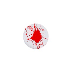 Red Blood Splatter 1  Mini Buttons by Mariart