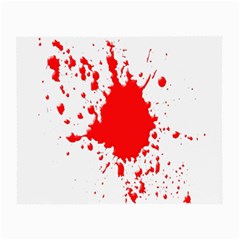 Red Blood Splatter Small Glasses Cloth (2-side)