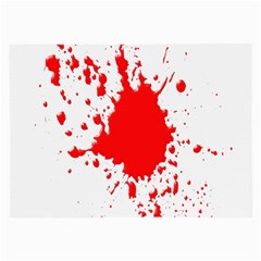 Red Blood Splatter Large Glasses Cloth (2-side)