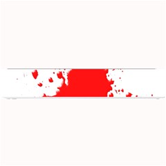 Red Blood Splatter Small Bar Mats by Mariart