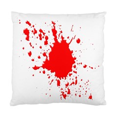 Red Blood Splatter Standard Cushion Case (two Sides) by Mariart