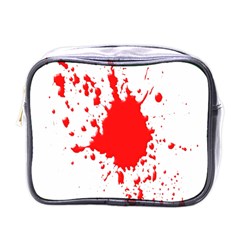 Red Blood Splatter Mini Toiletries Bags