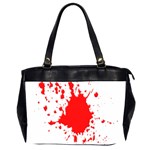 Red Blood Splatter Office Handbags (2 Sides)  Front