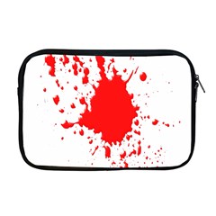 Red Blood Splatter Apple Macbook Pro 17  Zipper Case by Mariart