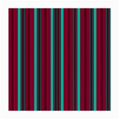 Red Blue Line Vertical Medium Glasses Cloth by Mariart