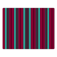 Red Blue Line Vertical Double Sided Flano Blanket (large)  by Mariart