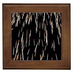 Rain Cigarettes Transparent Background Motion Angle Framed Tiles by Mariart