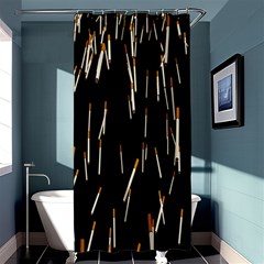 Rain Cigarettes Transparent Background Motion Angle Shower Curtain 36  X 72  (stall) 