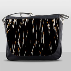 Rain Cigarettes Transparent Background Motion Angle Messenger Bags by Mariart