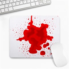 Red Blood Transparent Large Mousepads by Mariart