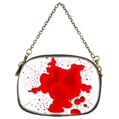 Red Blood Transparent Chain Purses (two Sides) 