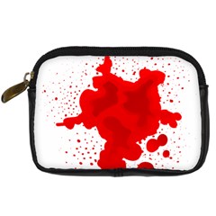 Red Blood Transparent Digital Camera Cases