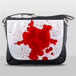 Red Blood Transparent Messenger Bags Front