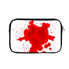 Red Blood Transparent Apple Macbook Pro 13  Zipper Case