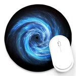 Hole Space Galaxy Star Planet Round Mousepads Front