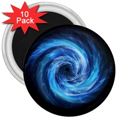 Hole Space Galaxy Star Planet 3  Magnets (10 Pack) 