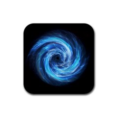 Hole Space Galaxy Star Planet Rubber Coaster (square) 