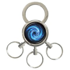 Hole Space Galaxy Star Planet 3-ring Key Chains