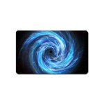 Hole Space Galaxy Star Planet Magnet (Name Card) Front