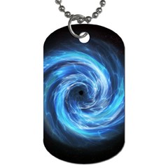 Hole Space Galaxy Star Planet Dog Tag (one Side)