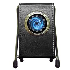 Hole Space Galaxy Star Planet Pen Holder Desk Clocks