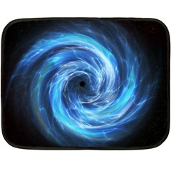 Hole Space Galaxy Star Planet Double Sided Fleece Blanket (mini)  by Mariart