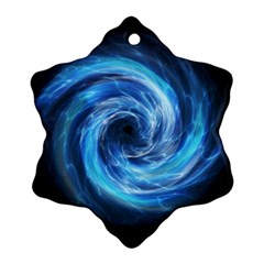 Hole Space Galaxy Star Planet Ornament (snowflake) by Mariart