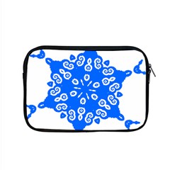 Snowflake Art Blue Cool Polka Dots Apple Macbook Pro 15  Zipper Case by Mariart