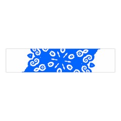 Snowflake Art Blue Cool Polka Dots Velvet Scrunchie by Mariart